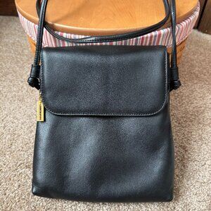 Giani Bernini Black Leather Crossbody Bag